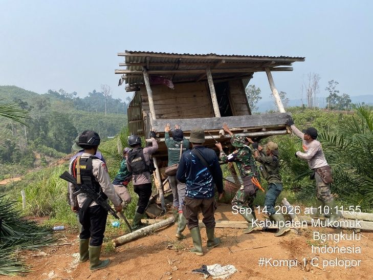 Kemenhut Kuasai Kembali 300 Hektare Koridor Gajah di Bentang Alam Seblat, Temukan Ranjau di Dalam Kawasan