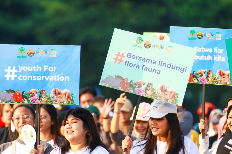 HKAN 2025 Ajak Masyarakat Merayakan Konservasi Alam di Car Free Day Jakarta