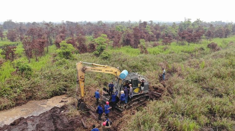 Di Tengah Penanggulangan Karhutla, Kemenhut Amankan Ekskavator dan 2 Perambah Hutan di Ketapang