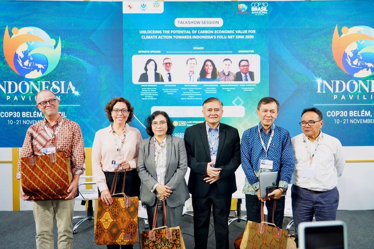 Indonesia Perkuat Tata Kelola Karbon dan Aksi FOLU Net Sink 2030 pada Forum COP30