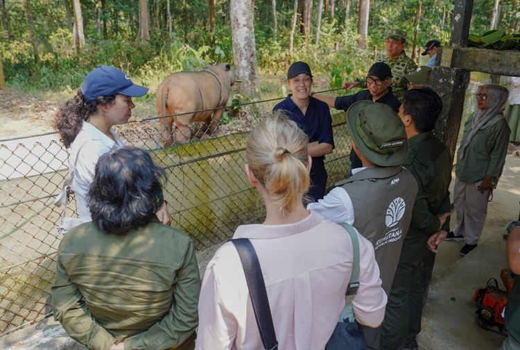 menhut-dubes-norwegia-ke-way-kambas-pantau-pengendalian-karhutla-konservasi-gajah-sumatera