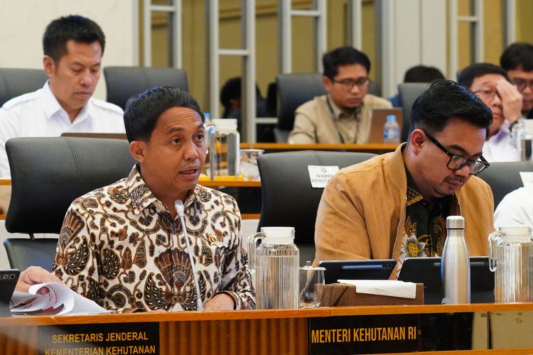 Menteri Kehutanan Sampaikan Laporan Keuangan dan Perbaikan Pengelolaan Kehutanan kepada Komisi IV DPR RI