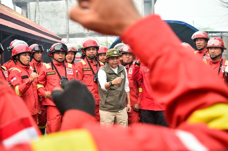 Pimpin Apel Manggala Agni Kehutanan di Pontianak, Menhut Tekankan Keselamatan Personel Saat Padamkan Karhutla