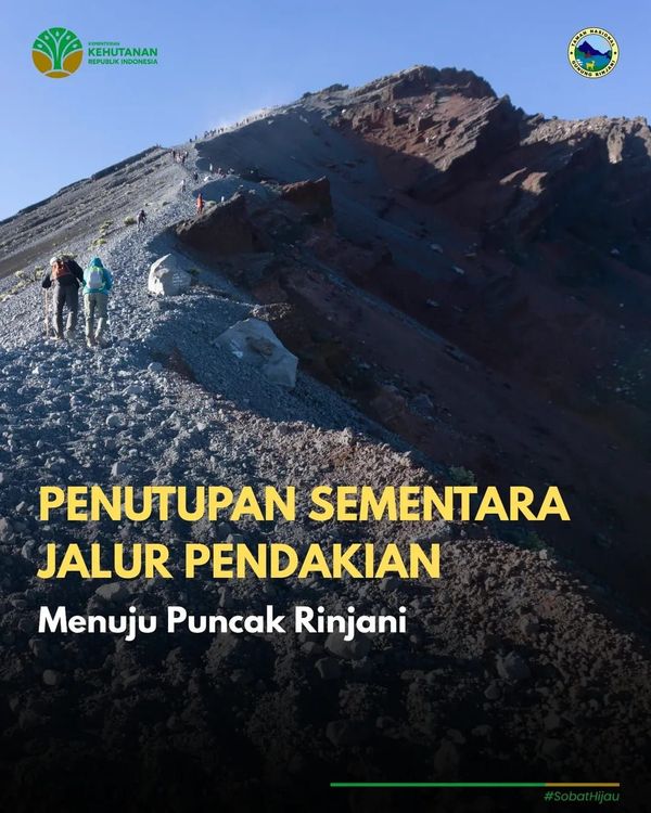 Evakuasi WNA Brasil, Jalur Pendakian Pelawangan 4 Sembalun ke Puncak Rinjani Ditutup Sementara
