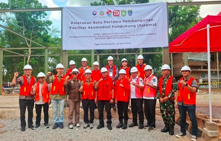 Indonesia-Korsel Perkuat Dalkarhutla melalui Pengembangan Forest and Land Fire Management Centre di OKI