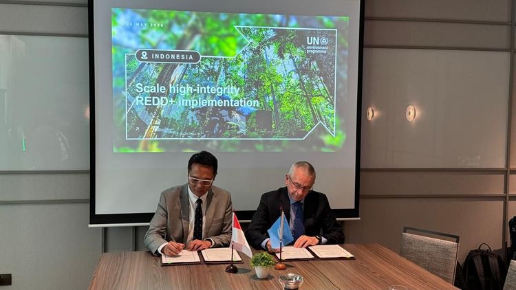 Kementerian Kehutanan dan UNEP Tandatangani Implementing Arrangement untuk Perkuat Kerja Sama REDD+