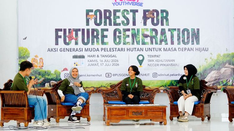 Lahirkan Inovator Pelestari Hutan, Kemenhut Kumpulkan 30 Anak Muda Terbaik di Pekanbaru