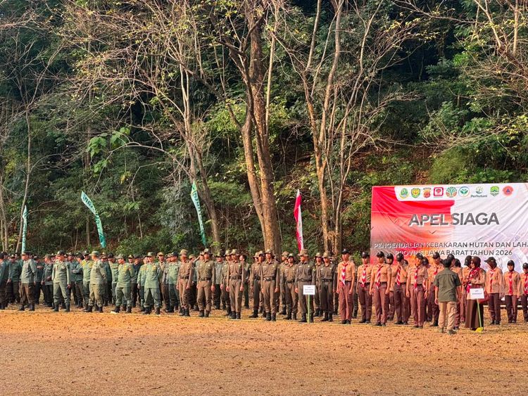 Apel Siaga Karhutla 2026: Kemenhut Perkuat Kesiapsiagaan dan Sinergi Menuju Jawa Barat Bebas Kebakaran Hutan dan Lahan