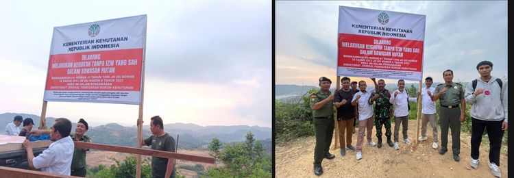 Tindak Tegas PETI di NTB, Kemenhut Pasang Papan Peringatan dan Perkuat Koordinasi